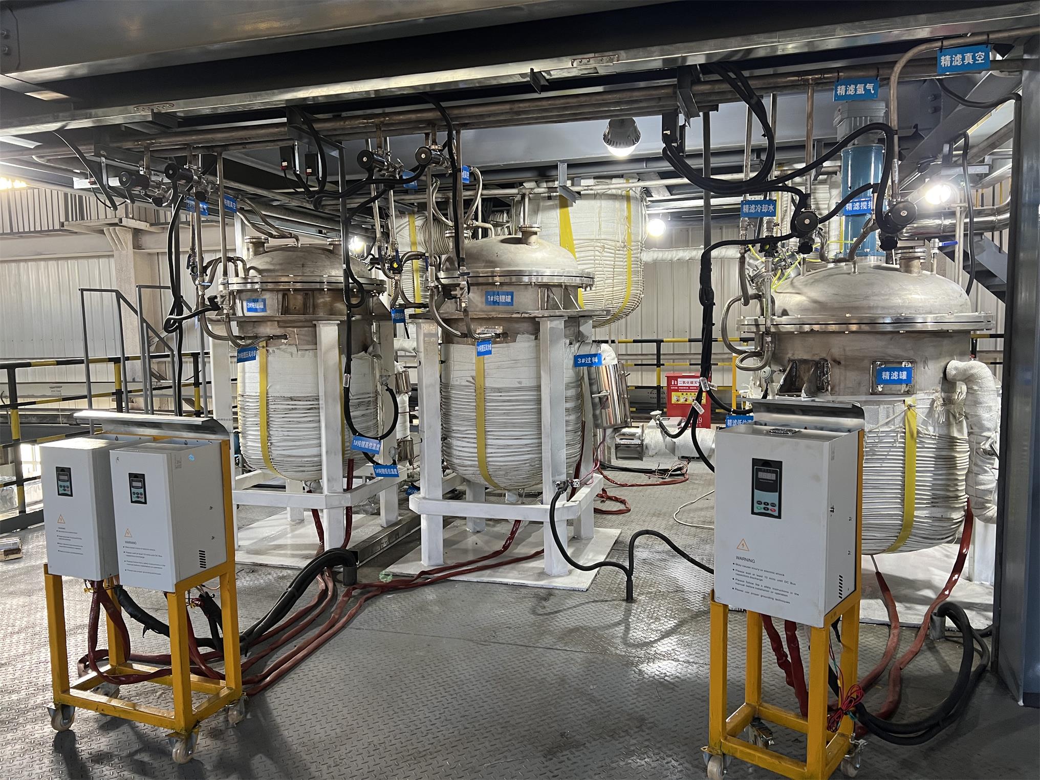 Electromagnetic heaters in the hot press reactor application