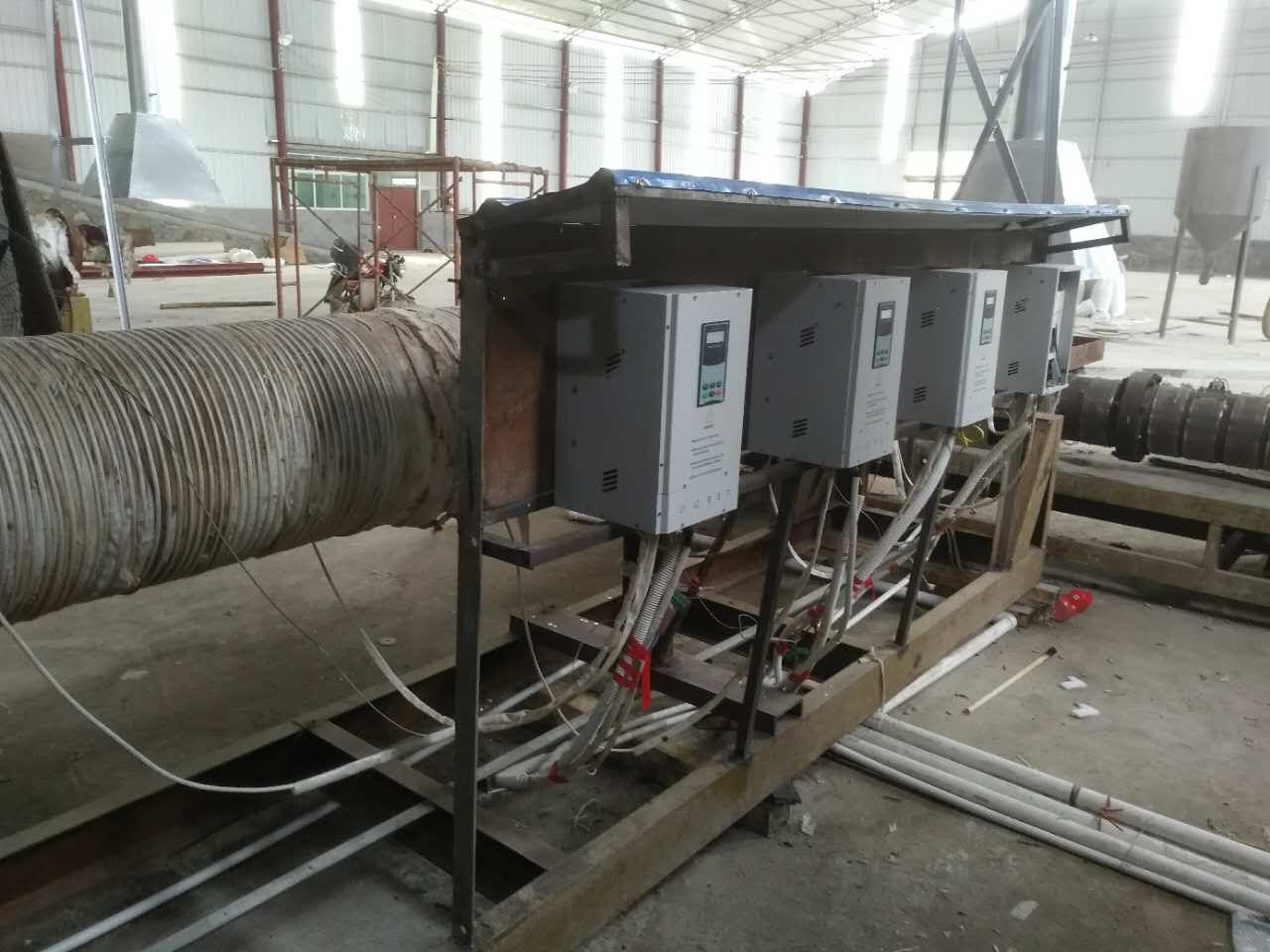 Plastic equipment induction heater