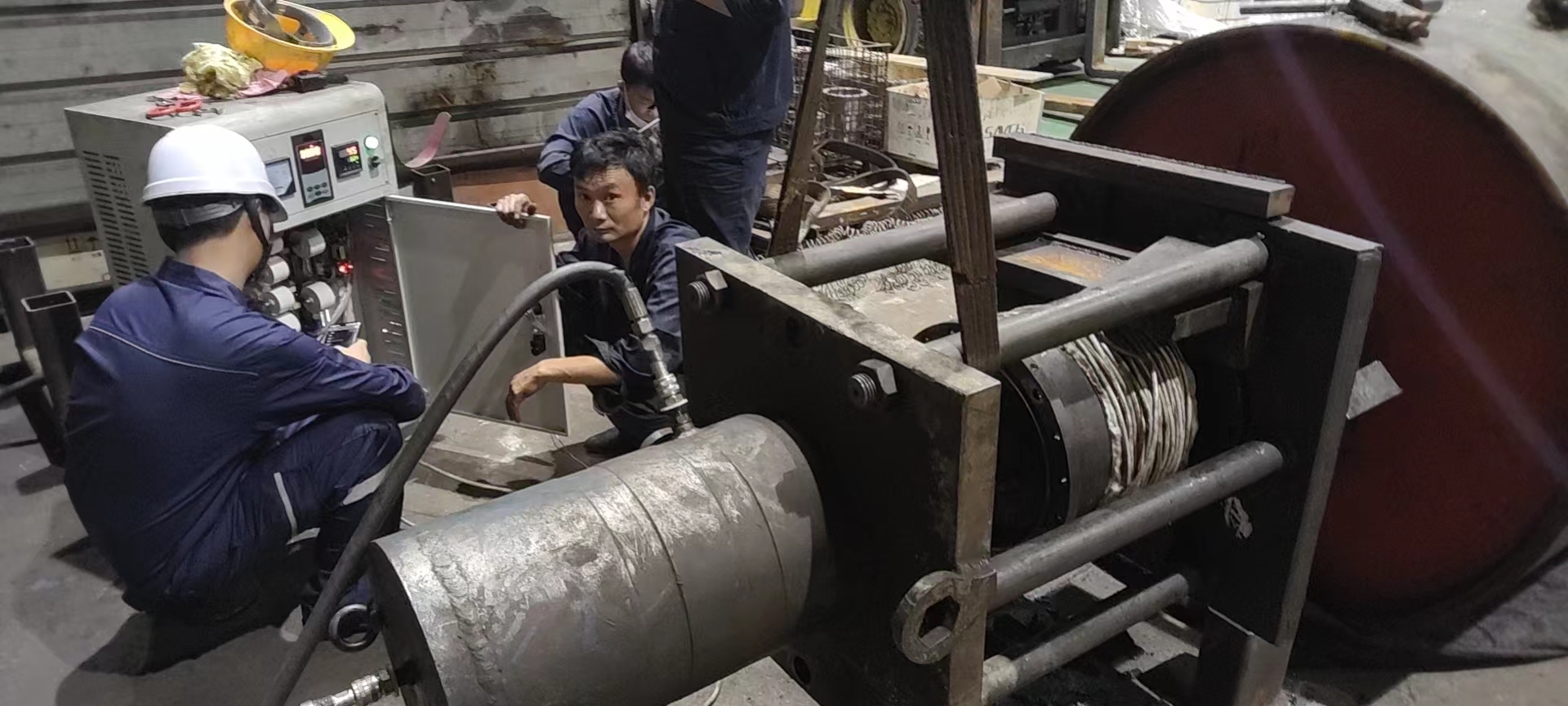 Bearing motor dismantling heater